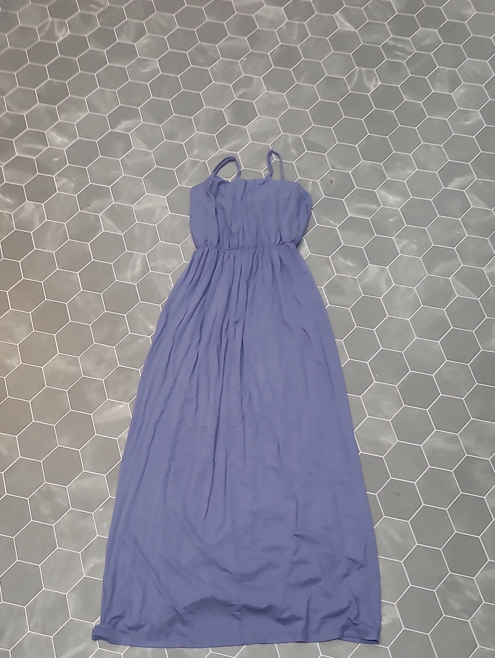 Lush Lavender Maxi Dress with Spaghetti Straps